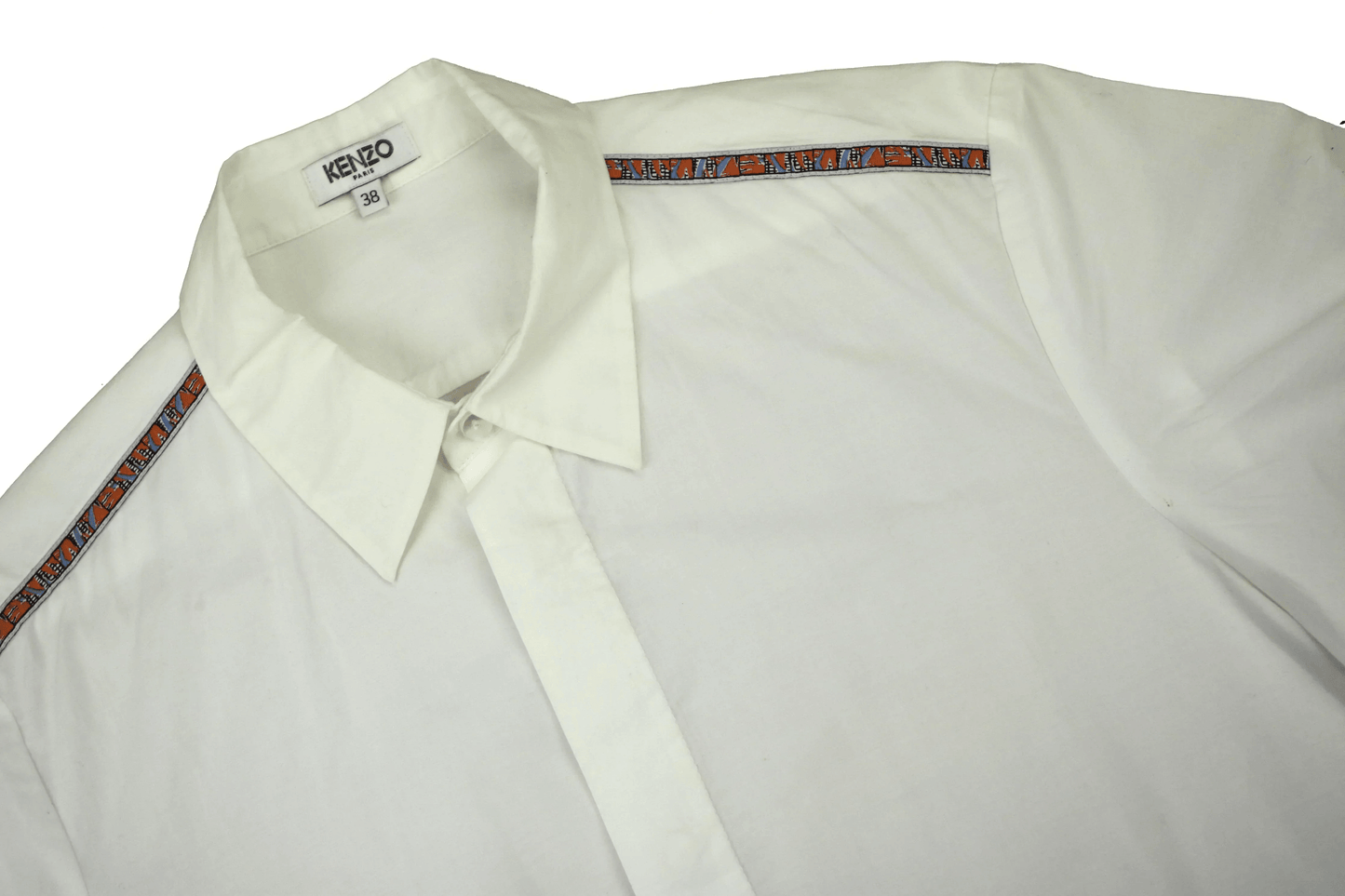 KENZO TAPPERED SHORT SLEEVE SHIRT (S) (S) - Known Source