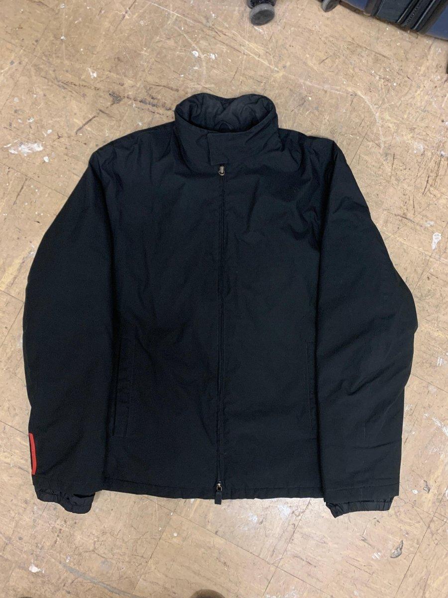 (L) Prada 1990s Padded Goretex Weatherproof Jacket with Packable Hood - Known Source