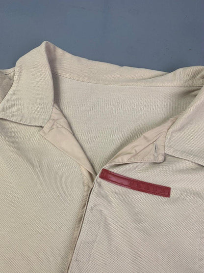 (L) Prada SS2003 Technical Polo with Concealed Collar Pocket - Known Source