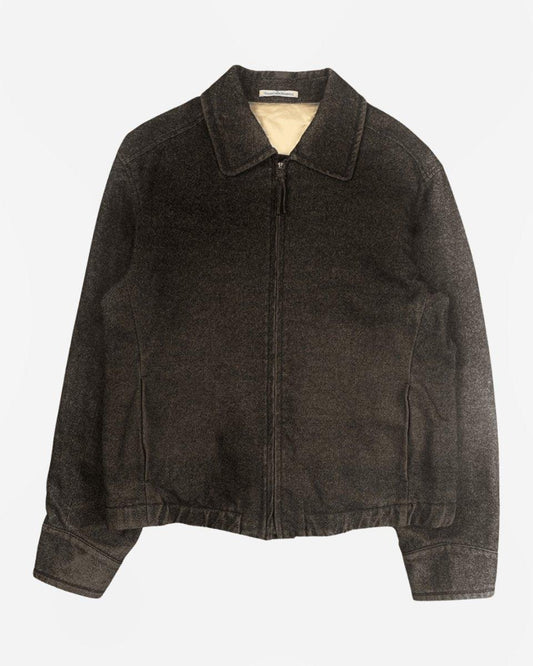 (L) Vivienne Westwood AW1997 Silk Lined Washed Wool Charcoal Blouson - Known Source