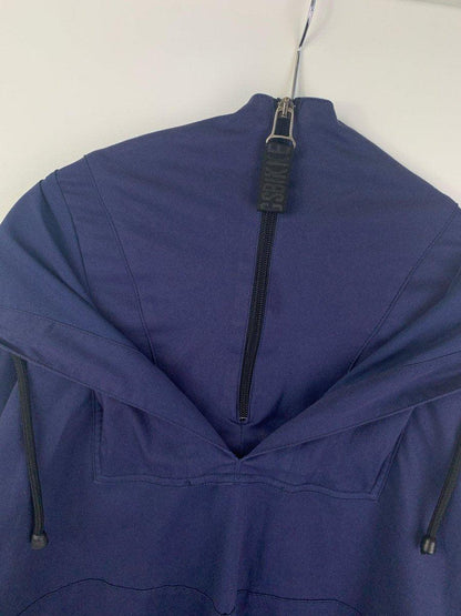 (L-XL) Dirk Bikkembergs Early 2000s Dual Layer Smock Jacket with Waist Toggles and Back Compartment - Known Source