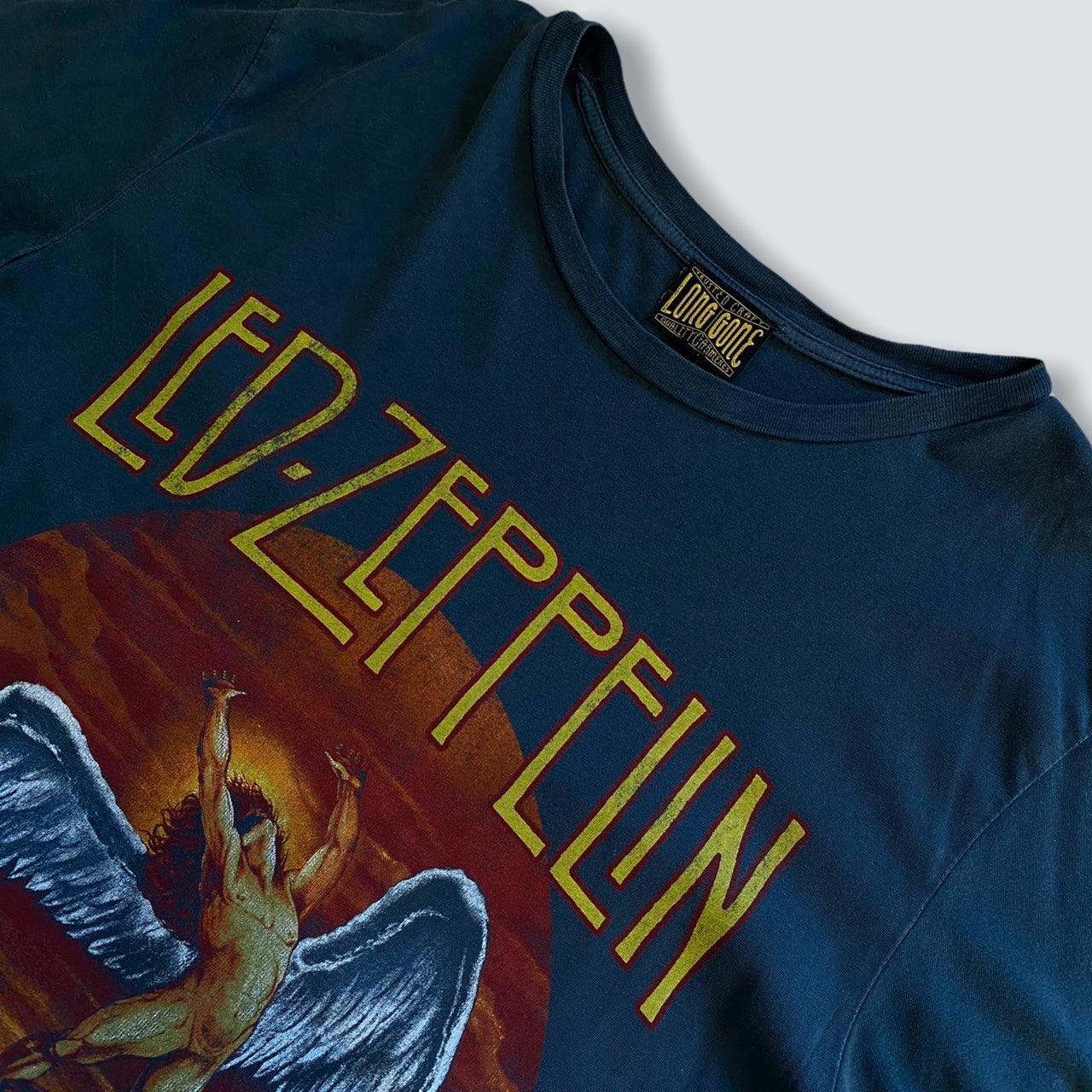led zeppelin us tour 1975 band tee (L) - Known Source