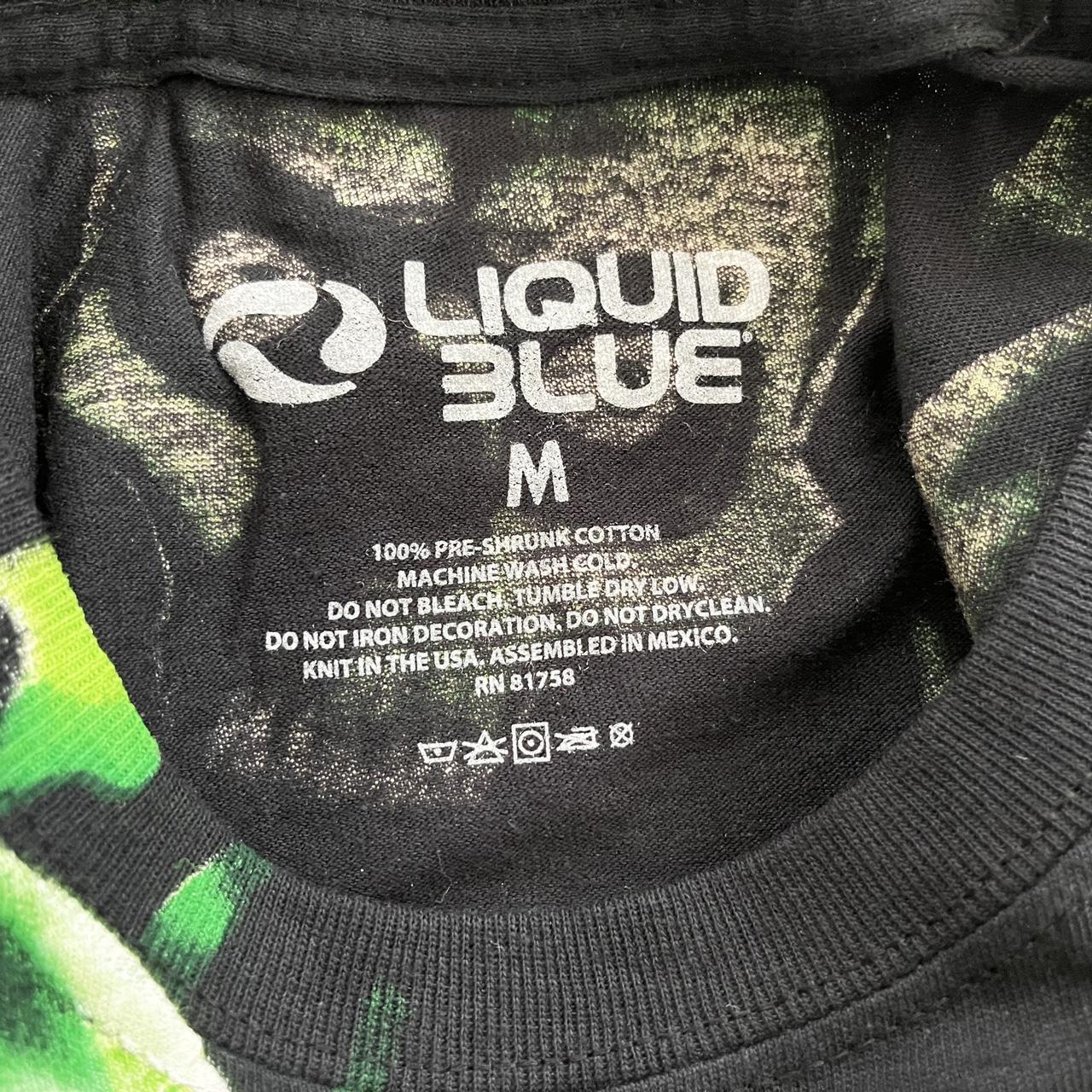 Liquid Blue Skull Pile T-Shirt - Known Source