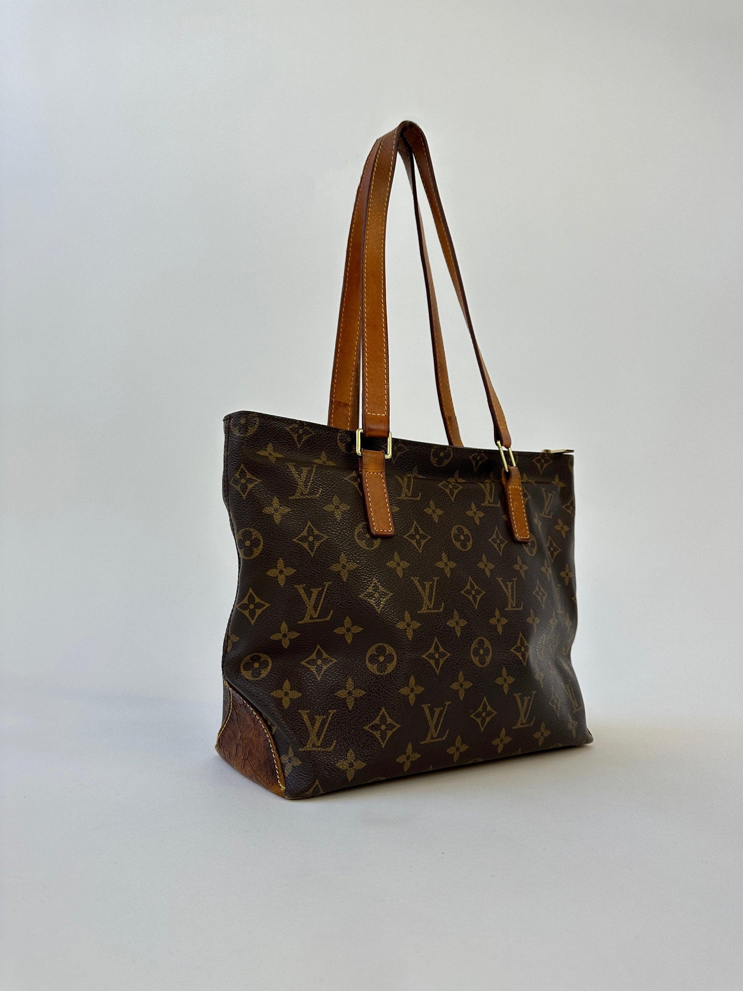 Louis Vuitton 2002 Cabas Mezzo Monogram Shoulder Bag - Known Source