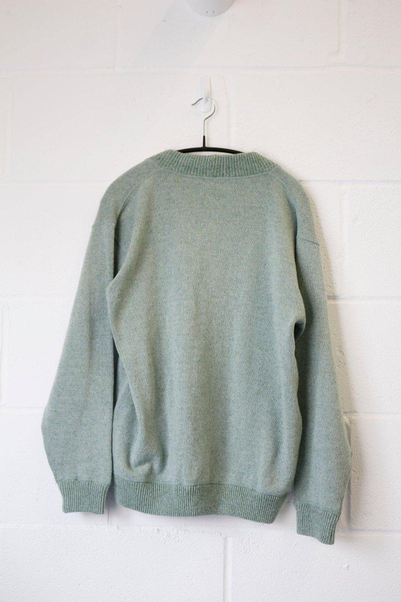 (M-L) Emporio Armani 1990s Boxy Chunky Knit Cardigan - Known Source