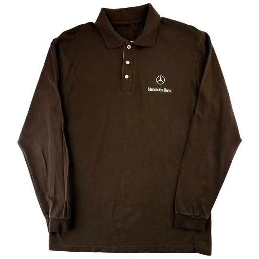 Mercedes long sleeve polo shirt size M - Known Source