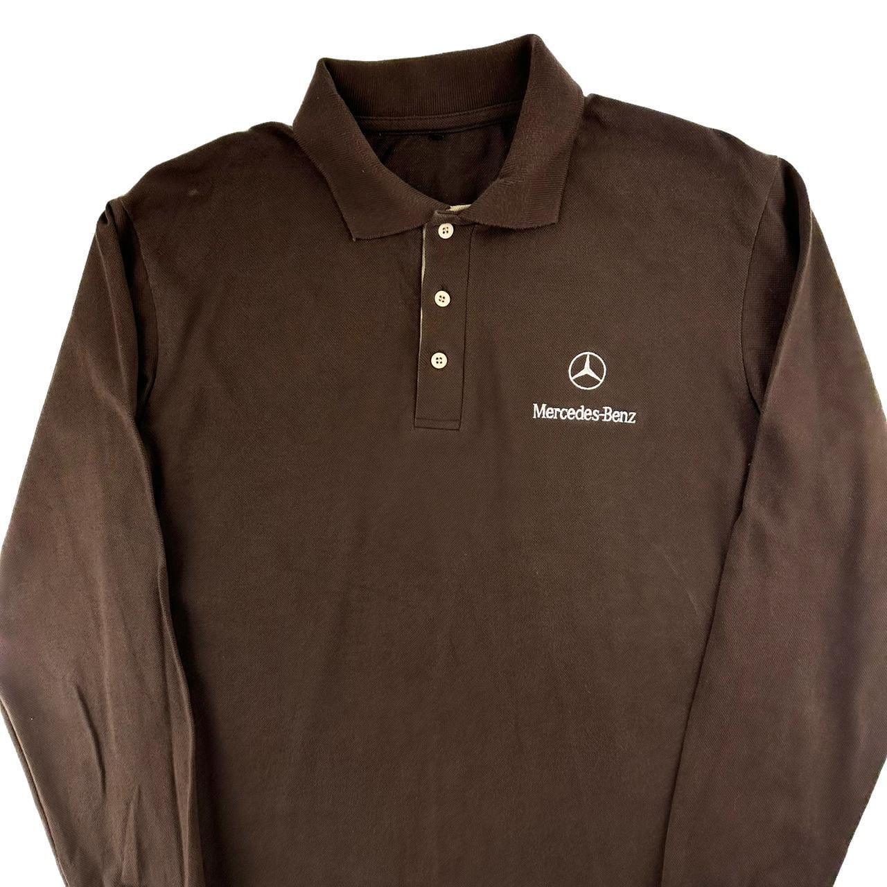 Mercedes long sleeve polo shirt size M - Known Source