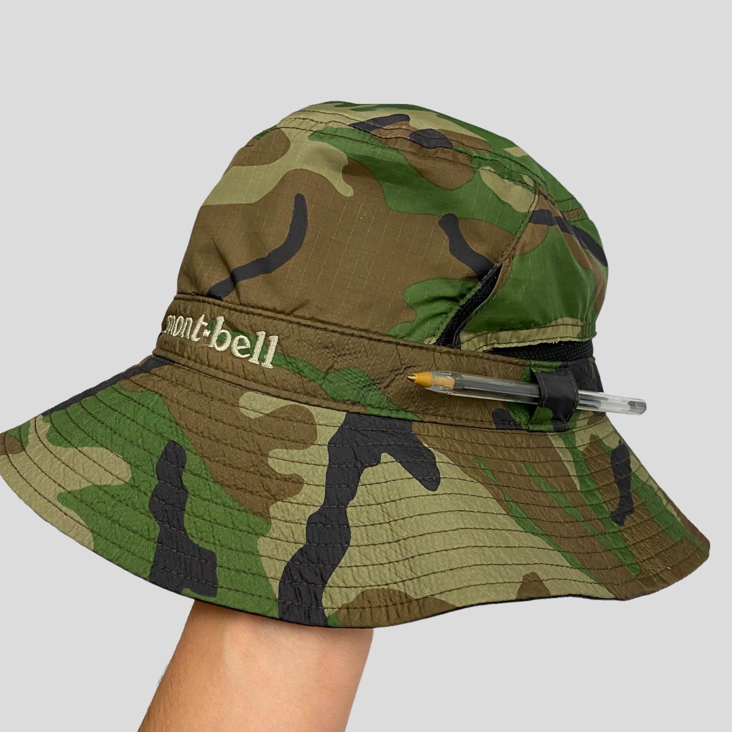 Montbell Camo Ripstop Ventilated Boonie Hat - Known Source