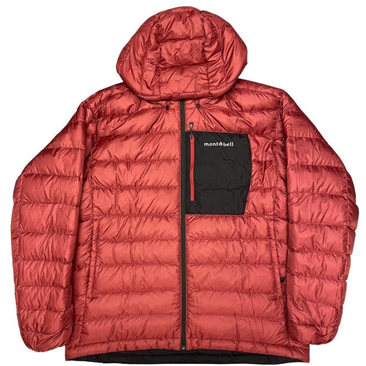 Montbell Reversible Down Puffer Jacket In Red & Black ( XL ) - Known Source