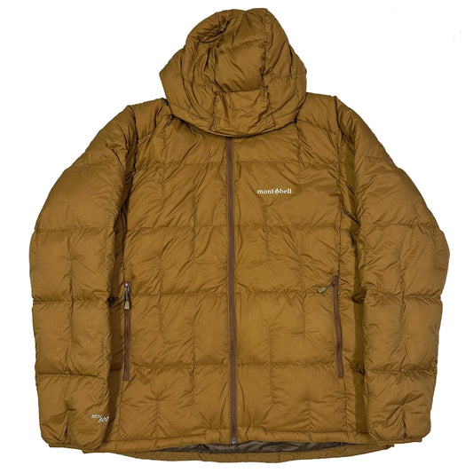 Montbell Square Stitch EX 800 Down Puffer Jacket In Brown ( L ) - Known Source