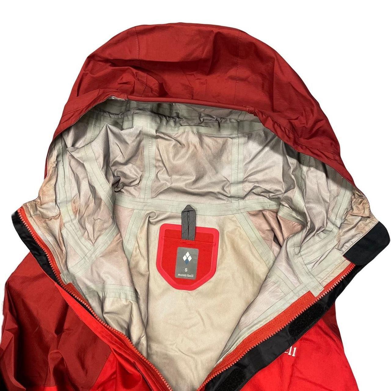 Montbell Waterproof Windbreaker Jacket In Red ( S ) - Known Source