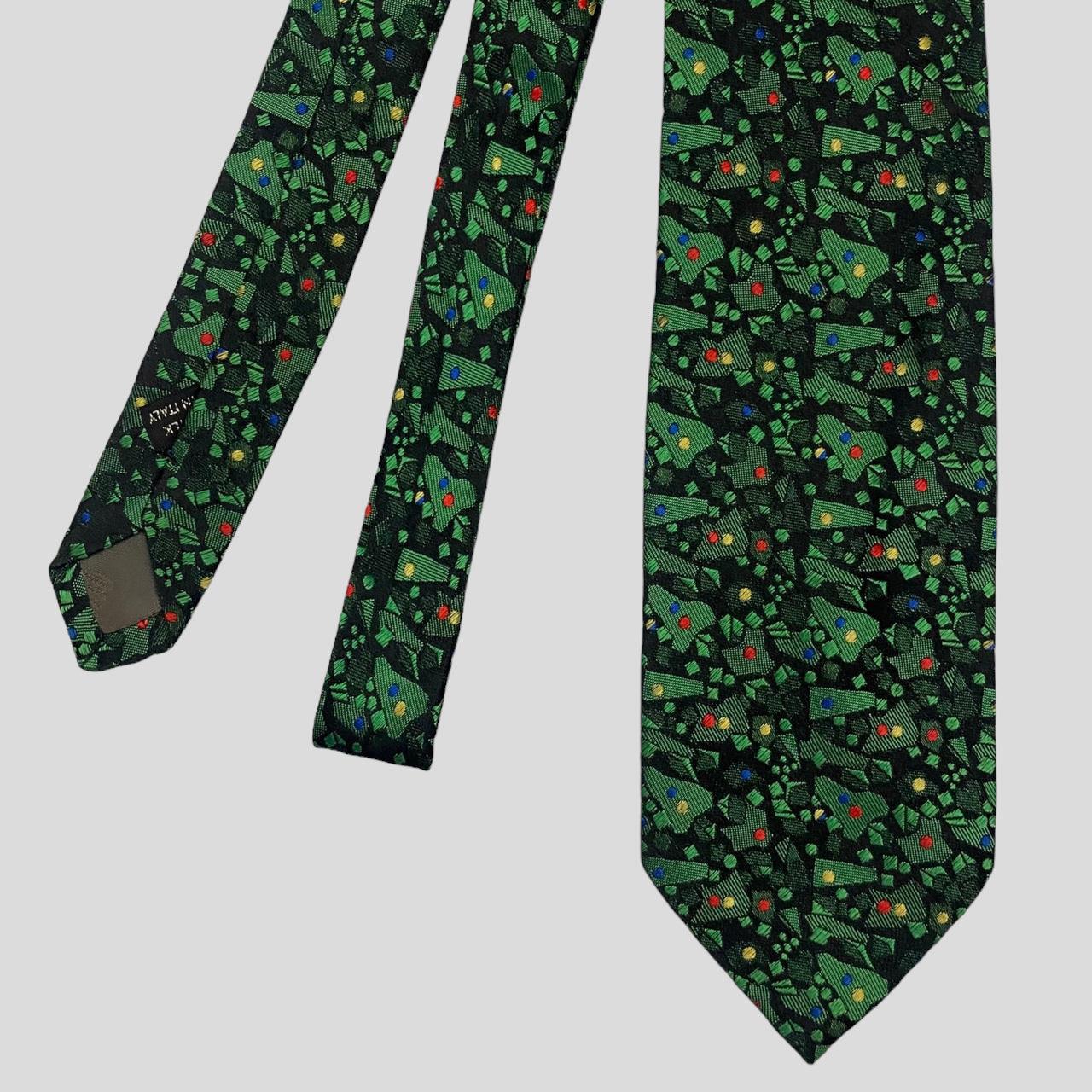 Moschino 80’s Abstract Silk Tie - Known Source