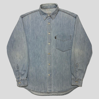 Moschino Jeans ‘94 “denim” shirt - L - Known Source