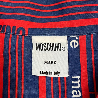 Moschino Mare 1990’s Striped Repeat Shirt - XL - Known Source