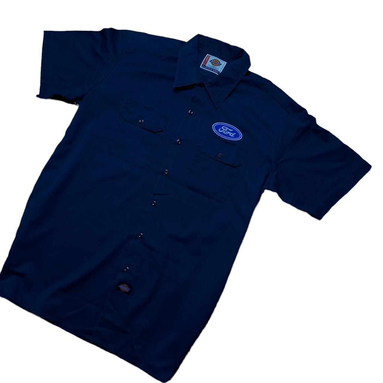 Navy Dickies Ford workwear shirt - Known Source
