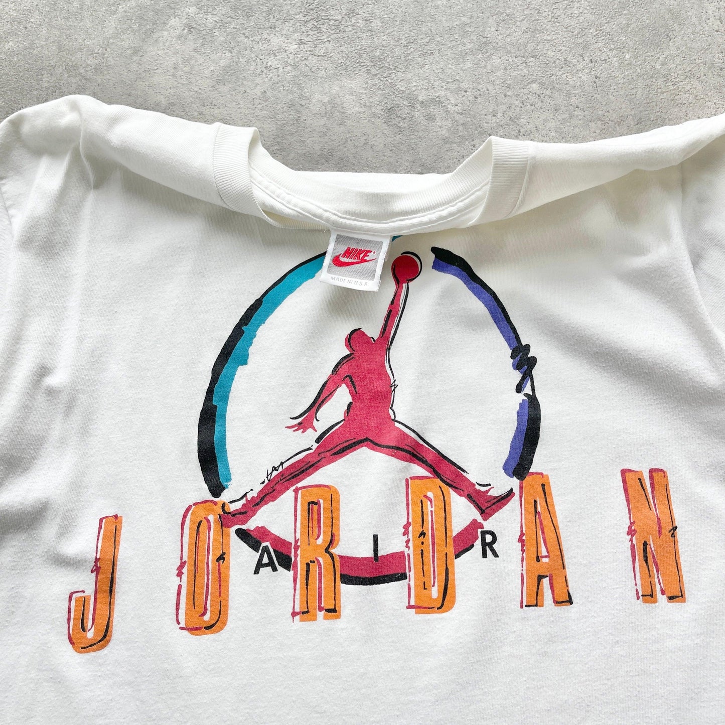 Nike 1990s Air Jordan graphic single stitch t-shirt (S) - Known Source