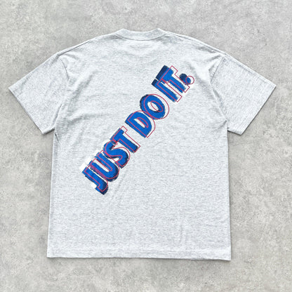 Nike 1990s deadstock ‘just do it’ heavyweight graphic t-shirt (L) - Known Source