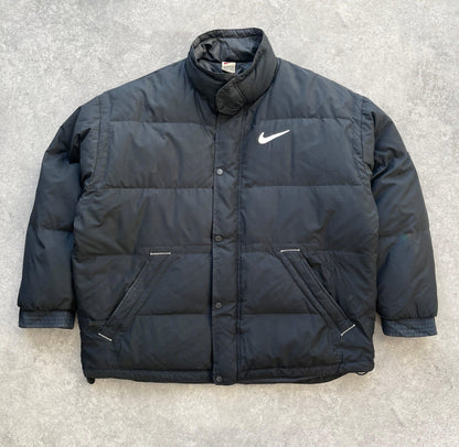 Nike 1990s heavyweight down fill puffer jacket (XL) - Known Source