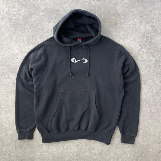 Nike 1990s heavyweight embroidered hoodie (M) - Known Source