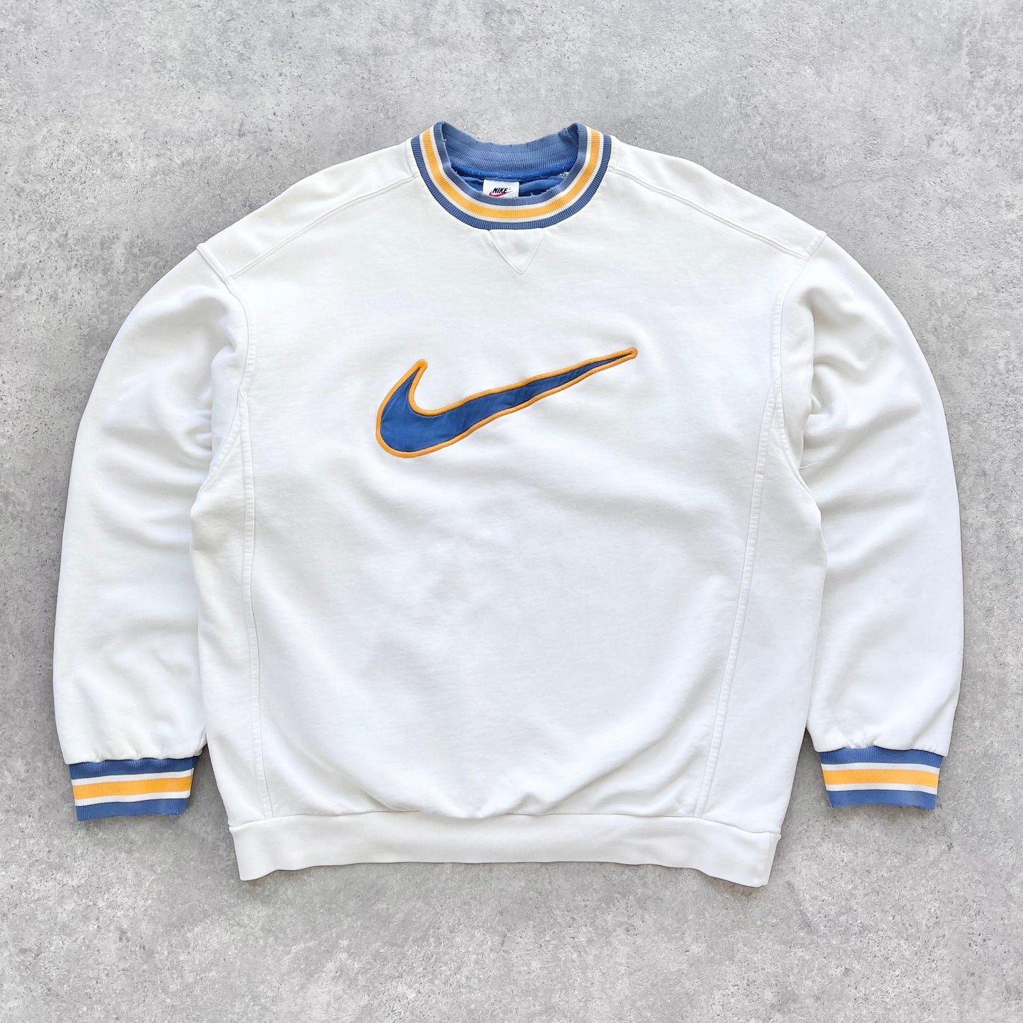 Nike 1990s heavyweight embroidered sweatshirt (L) - Known Source