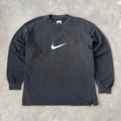 Nike 1990s heavyweight embroidered sweatshirt (L) - Known Source