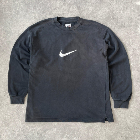 Nike 1990s heavyweight embroidered sweatshirt (L) - Known Source