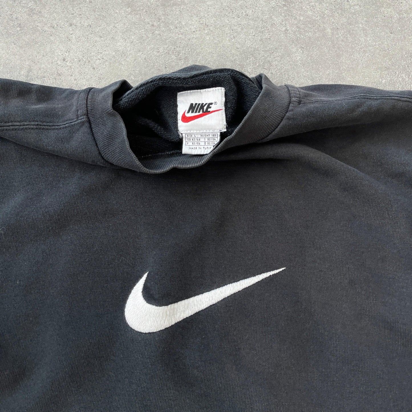 Nike 1990s heavyweight embroidered sweatshirt (L) - Known Source