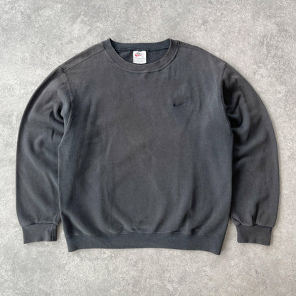 Nike 1990s heavyweight embroidered sweatshirt (M) - Known Source