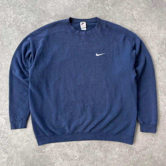 Nike 1990s heavyweight embroidered sweatshirt (XL) - Known Source