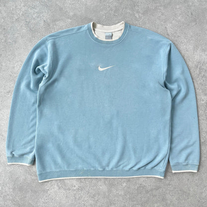 Nike 1990s heavyweight embroidered sweatshirt (XXL) - Known Source