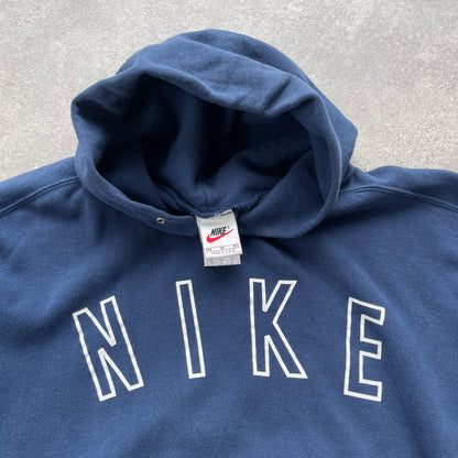 Nike 1990s heavyweight spellout hoodie (M) - Known Source