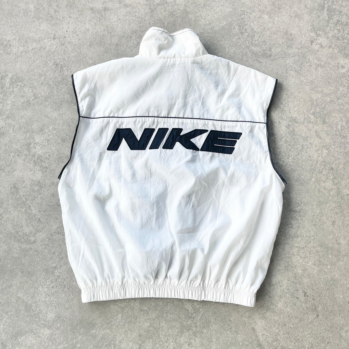 Nike 1990s lightweight convertible spellout shell jacket (S) - Known Source