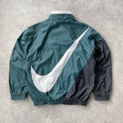 Nike 1990s lightweight swoosh shell jacket (S) - Known Source