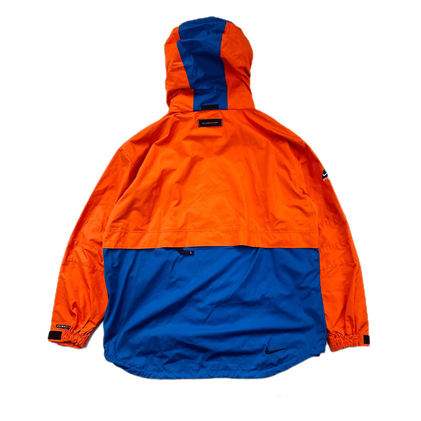 NIKE ACG CLIMA FIT PACKABLE ORANGE JACKET (L) - Known Source