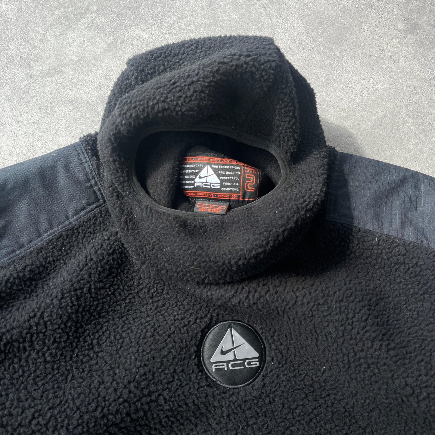 Nike ACG RARE 1998 balaclava sherpa fleece jacket (M) - Known Source