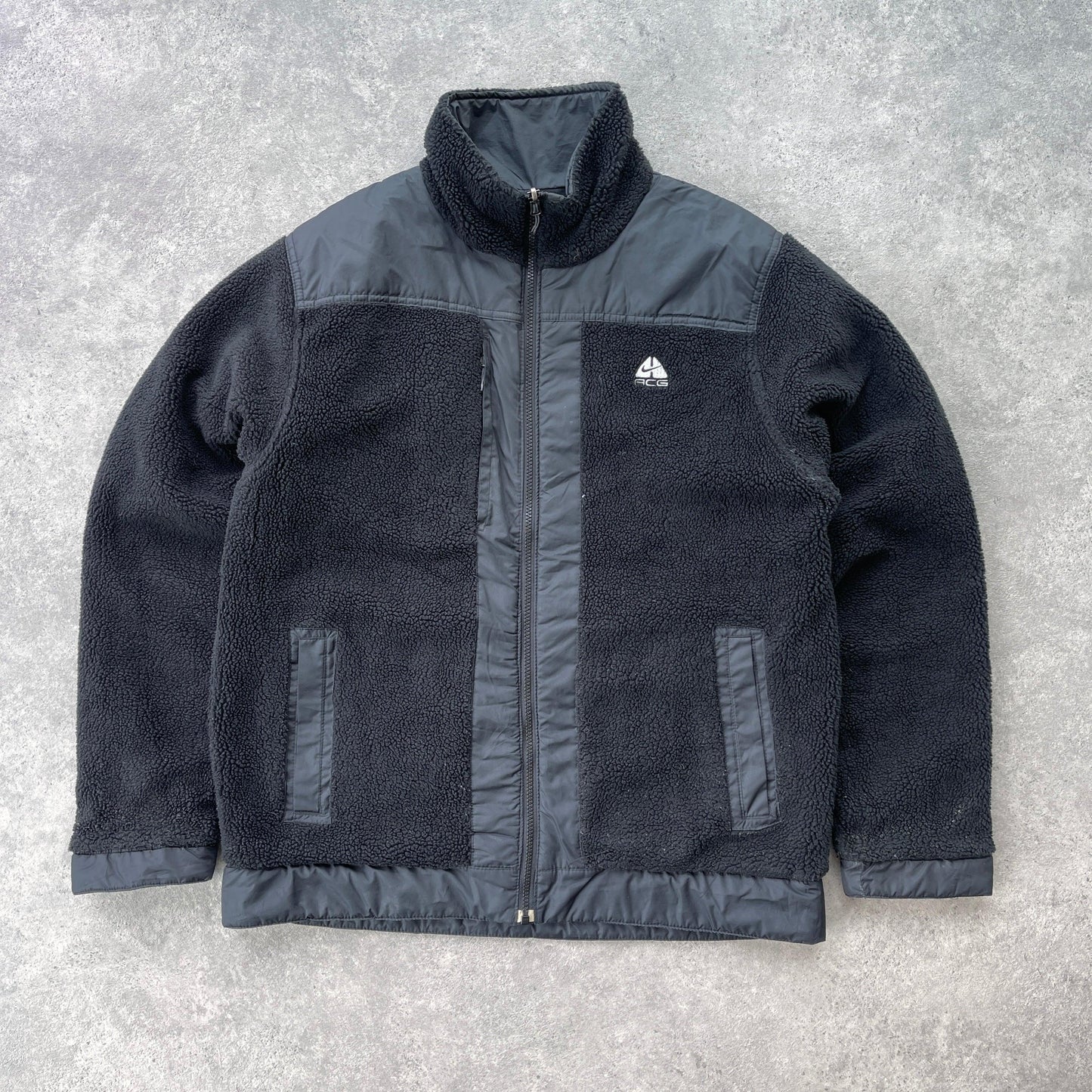 Nike ACG RARE 2000s reversible heavyweight fleece jacket (L) - Known Source