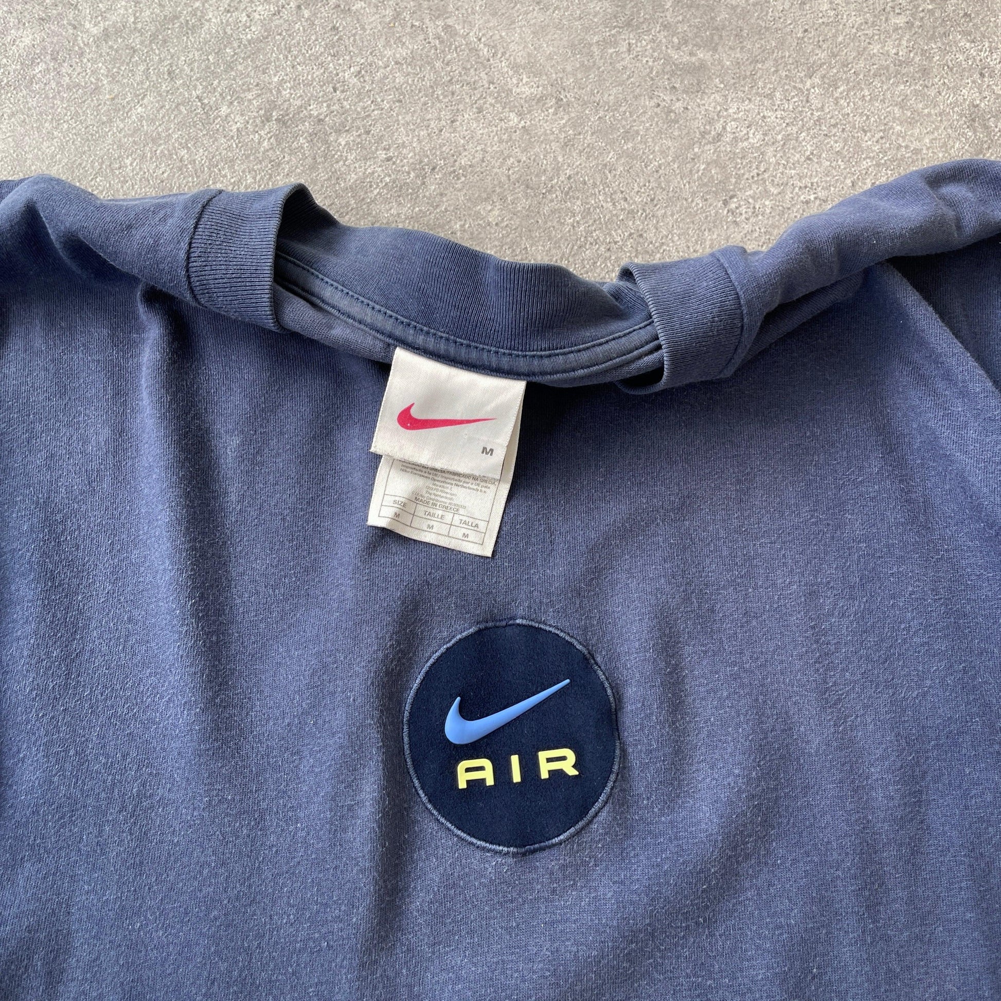 Nike Air 1990s heavyweight embroidered t-shirt (M) - Known Source