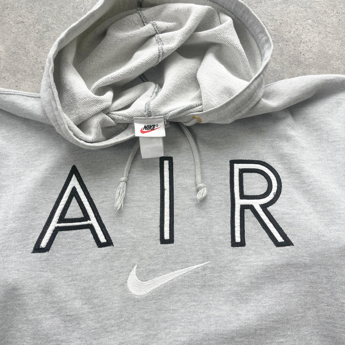 Nike Air RARE 1990s heavyweight embroidered hoodie (M) - Known Source