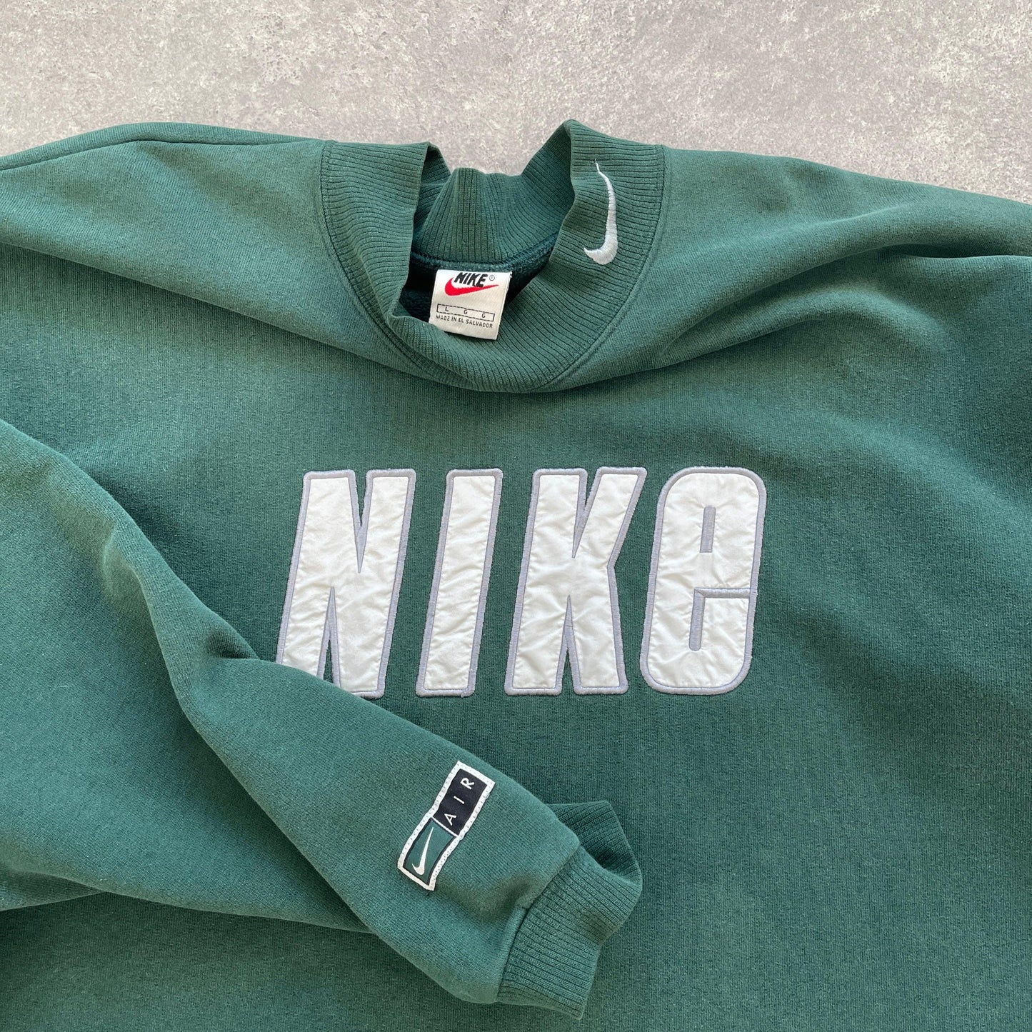 Nike Air RARE 1990s heavyweight embroidered sweatshirt (XL) - Known Source
