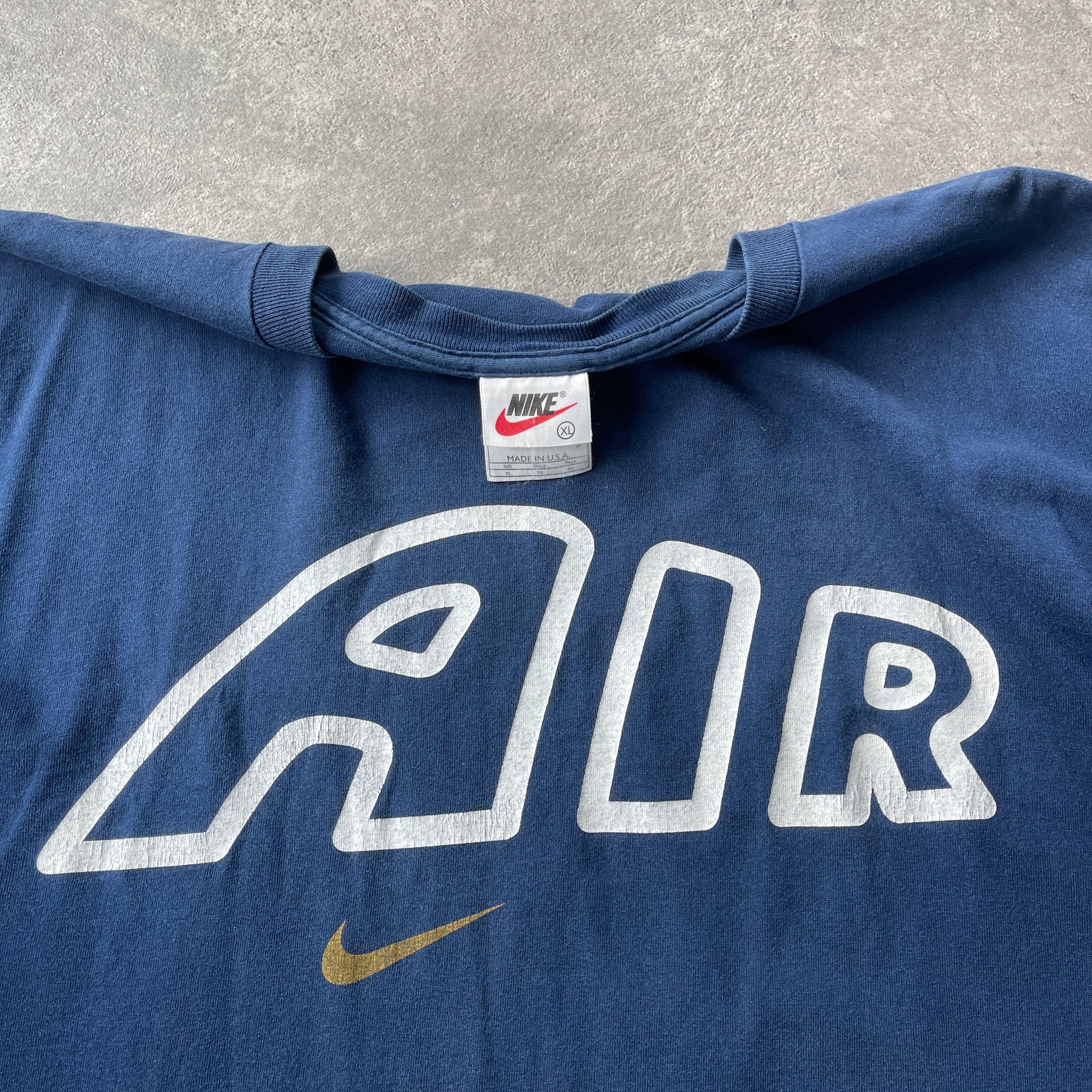 Nike Air RARE 1990s heavyweight graphic t-shirt (XL) - Known Source