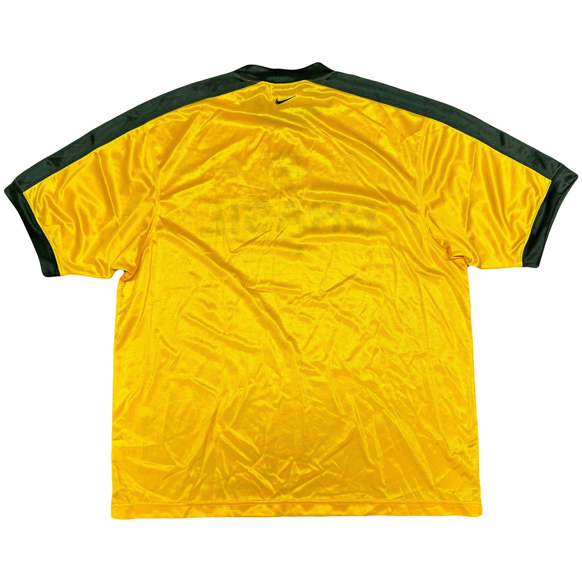 Nike Brazil 2002 Training Shirt In Yellow ( L ) - Known Source