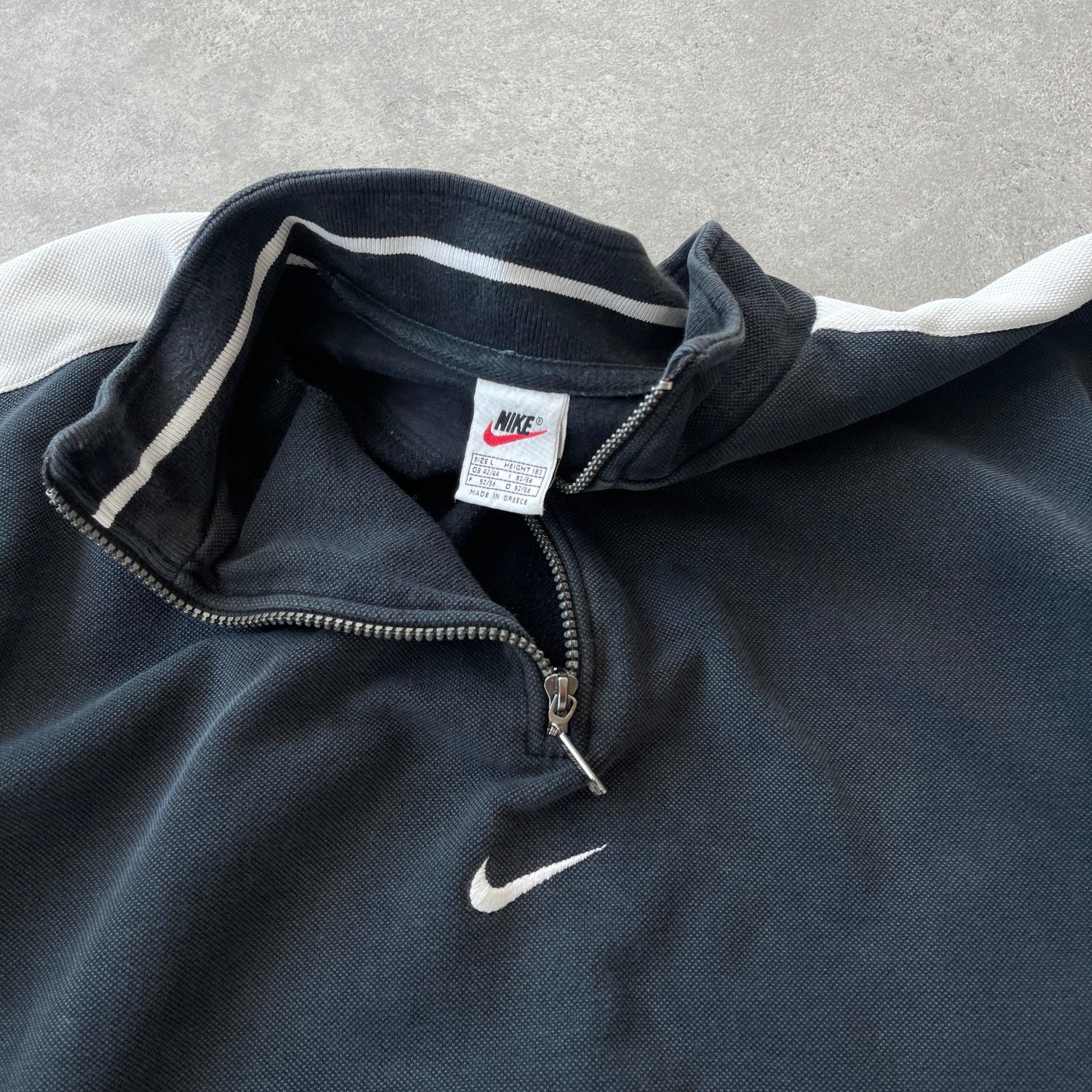 Nike RARE 1990s 1/4 zip heavyweight embroidered sweatshirt (L) - Known Source