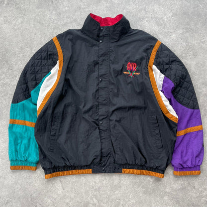 Nike RARE 1990s Air Jordan colour block padded shell jacket (XL) - Known Source