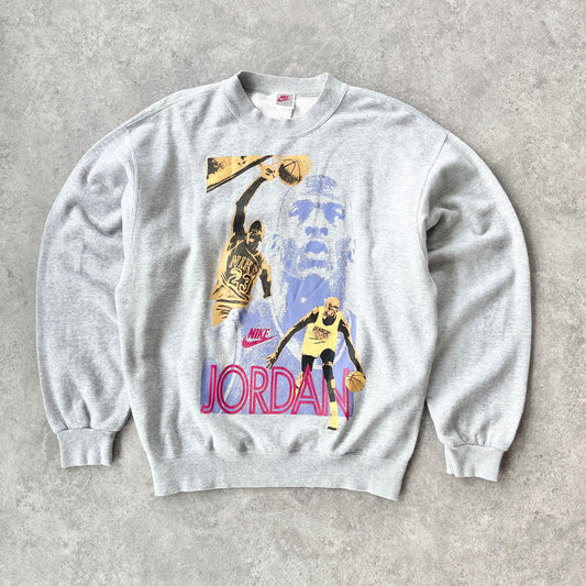 Nike RARE 1990s Air Jordan graphic heavyweight sweatshirt (M) - Known Source