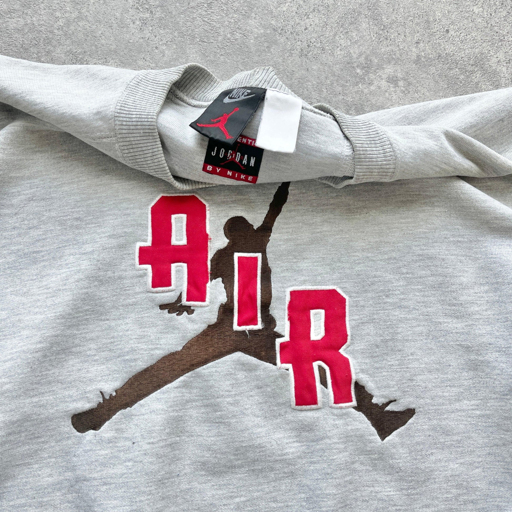 Nike RARE 1990s Air Jordan heavyweight embroidered sweatshirt (XL) - Known Source