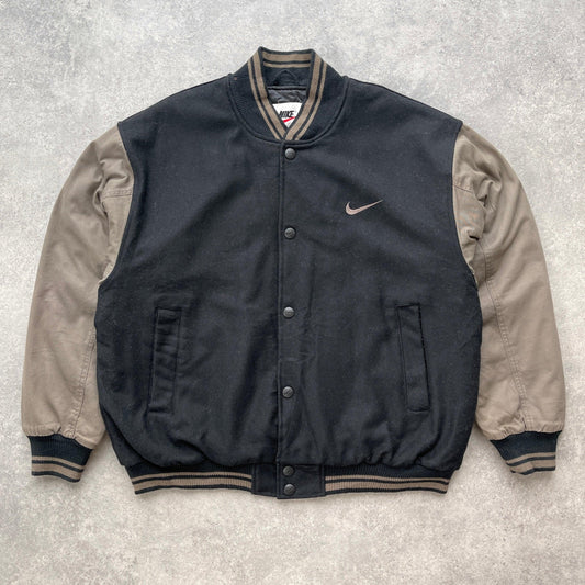 Nike RARE 1990s heavyweight bomber varsity jacket (XL) - Known Source