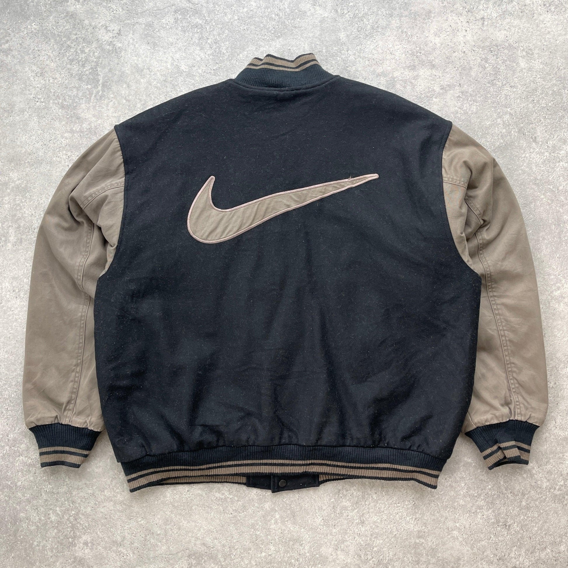 Nike RARE 1990s heavyweight bomber varsity jacket (XL) - Known Source