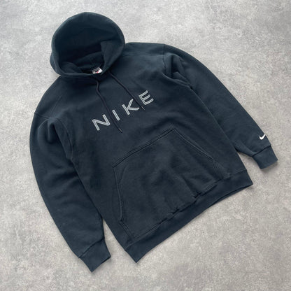 Nike RARE 1990s heavyweight embroidered hoodie (M) - Known Source