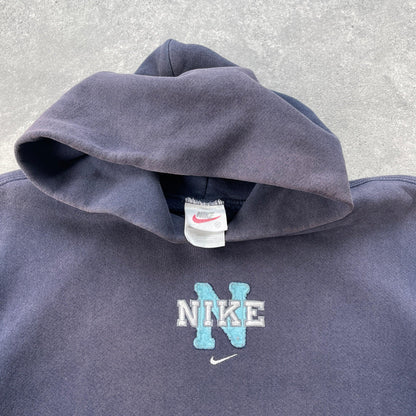 Nike RARE 1990s heavyweight embroidered hoodie (XL) - Known Source