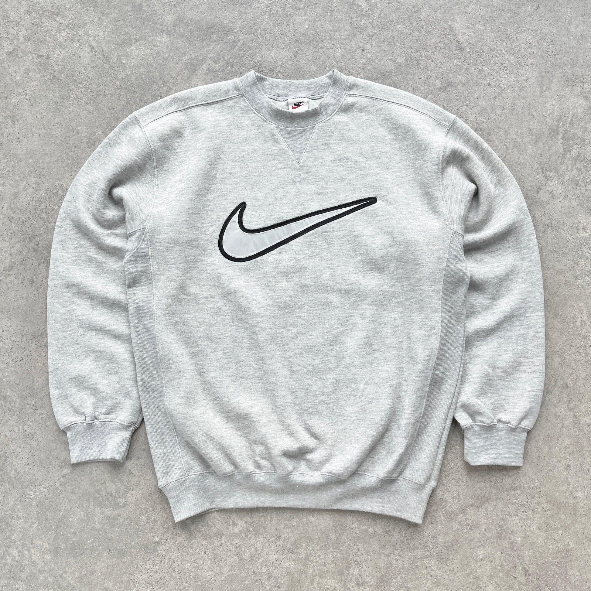 Nike RARE 1990s heavyweight embroidered sweatshirt (L) - Known Source